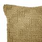Bambury Remy Square Cushion 50x50cm | Flax