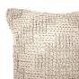 Bambury Remy Square Cushion 50x50cm | Pearl