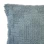 Bambury Remy Square Cushion 50x50cm | Steel Blue