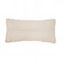 Bambury Rhodes Rectangle Cushion 30x70cm | Pearl