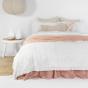 Bambury Rhodes Rectangle Cushion 30x70cm | Pearl