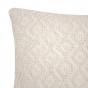 Bambury Sennet Square Cushion 50x50cm | Ivory