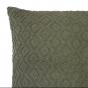 Bambury Sennet Square Cushion 50x50cm | Olive