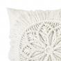Bambury Sosa Square Cushion 45x45cm | Ivory
