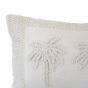 Bambury Three Palms Rectangle Cushion 30x50cm | Ivory