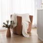 Bambury Wanda Rectangle Cushion 40x60cm | Stone