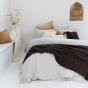 Bambury Queen Linen Quilt Cover Set | Silver