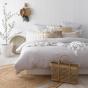 Bambury Super King Linen Quilt Cover Set Silver