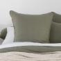 Bambury Euro Pillowcase Willare Moss