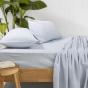 Bambury Spots Flannelette Sheet Set Blue | King