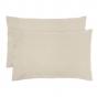 Bambury Standard Temple Organic Cotton Pillowcase Pair Pebble