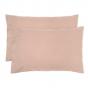 Bambury Standard Temple Organic Cotton Pillowcase Pair Rosewater