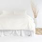 Bambury Single Temple Organic Cotton Quilt Cover Set Ivory