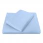 Bambury King Chateau Flat Sheet | Blue