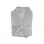 Bambury L/XL Microplush Robe Silver