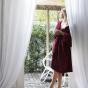 Bambury M/L Microplush Robe | Merlot