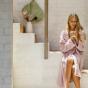 Bambury S/M Microplush Robe | Blush