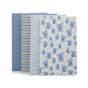 Bambury Baby Wraps - 4 Pack Elephants