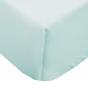 Bambury Double Plain Dyed Fitted Sheet | Sea Foam