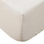 Bambury King Plain Dyed Fitted Sheet BONUS Pack | Cream