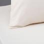 Bambury Double Plain Dyed Fitted Sheet Combo Pack | Cream