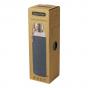 Black-blum Glass Water Bottle Slate 600ml 