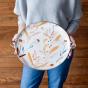 Ecology Paper Daisies Round Platter | 36x42.5cm