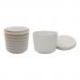 Ecology Ottawa Salt & Pepper Pinch Pots with Lid | 6cm