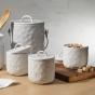 Ecology Speckle Tea, Coffee & Sugar Canisters | Milk