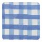 Ecology Ripe Coasters Blue Set of 4 | Gingham