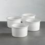 Ecology Signature Ramekins  6.5cm| Set of 4 | White