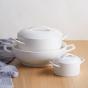 Ecology Signature Casserole 300ml with Lid | White