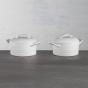 Ecology Signature Casserole 300ml with Lid | White