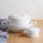 Ecology Signature Casserole 2L with Lid | White