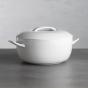 Ecology Signature Casserole Tall 2L with Lid | White
