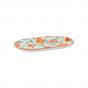 Ecology Punch Medium Oval Platter 32cm | Peach