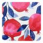 Ecology Punch Coasters Set of 4 | Pomegranate