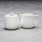 Ecology Canvas Sugar and Creamer Set | White
