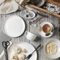 Ecology Canvas White Teacup & Saucer