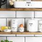 Ecology Staples Foundry Set of 3 Canisters 12cm x 15cm