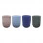 Ecology Speckle Set of 4 Cuddle Mugs 250ml | Multi