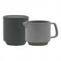 Ecology Stack Sugar and Creamer Set | Grey