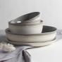 Ecology Dawn Round Tall Serving Bowl 23cm | Cloud Grey