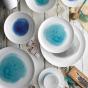 Ecology Watercolour Aqua Side Plate 21cm
