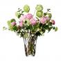 LSA Flower Open Bouquet Vase 23cm | Clear