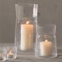 LSA Gio Line Lantern/Vase 38cm | Clear