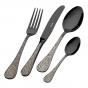 Porto Rocco Black Baroque Table Spoon | Black