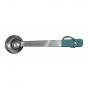 Jamie Oliver Measuring Spoons Stainless Steel Set of 4 | Silver/Atlantic Green