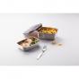Lock & Lock Food-Safe Stainless Steel Rectangular 1.1L