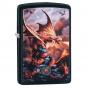 Zippo Black Matte Anne Stokes Dragon Lighter